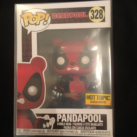 Pandapool Deadpool funko pop. NIB + pop protector - Picture 2 of 7